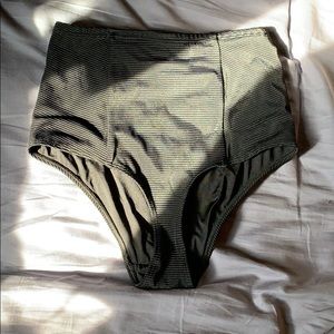 American Apparel high waisted swim bottoms